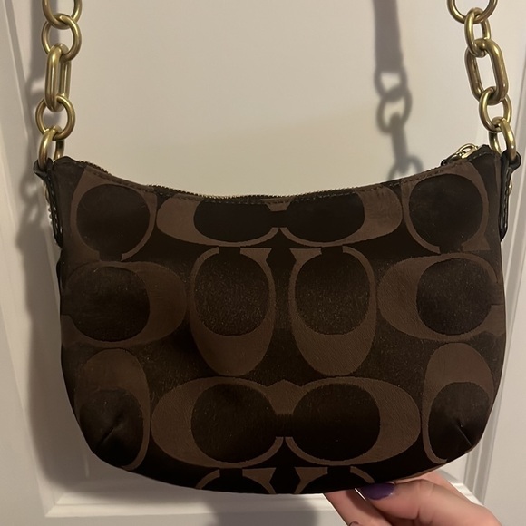 COACH Kristin Brown Shoulder/Crossbody Bag - Picture 2 of 12